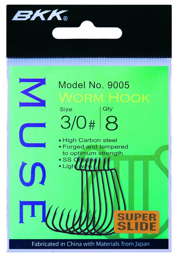BKK Muse Worm Hook #1/0 9005