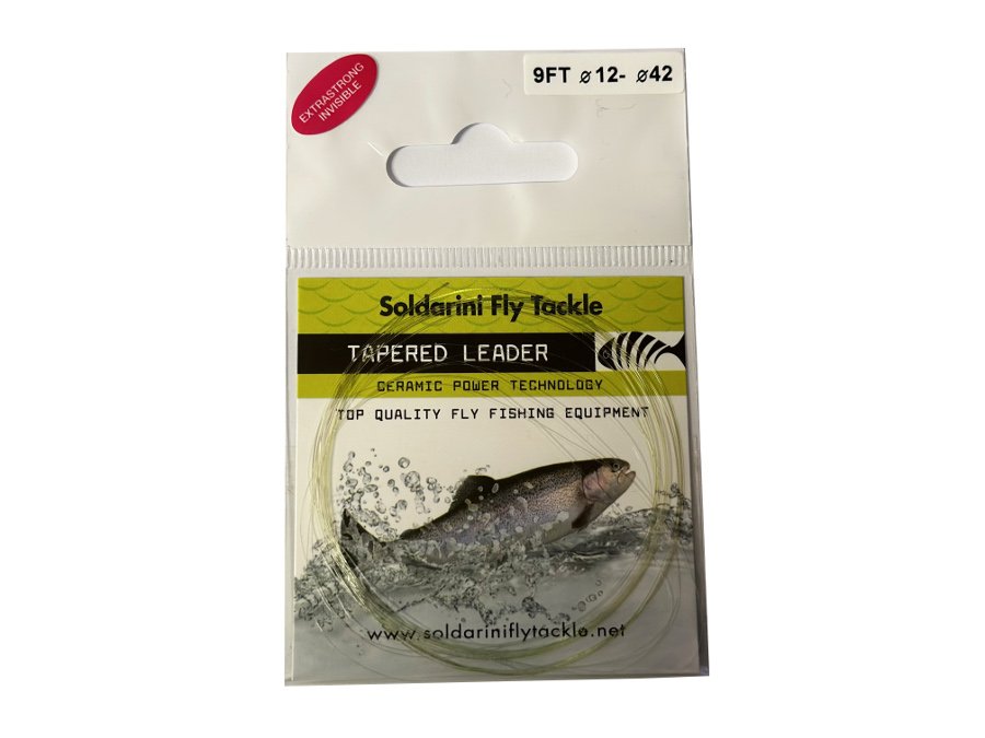 Soldarini Fly Tackle TEPARED LEADER 9FT 0.12-0.42mm